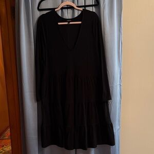 Torrid Black Long Sleeve Dress